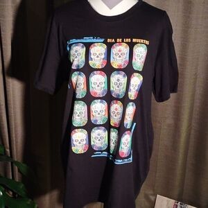 Dia Delos Muertos Day of the Dead Unisex Tee